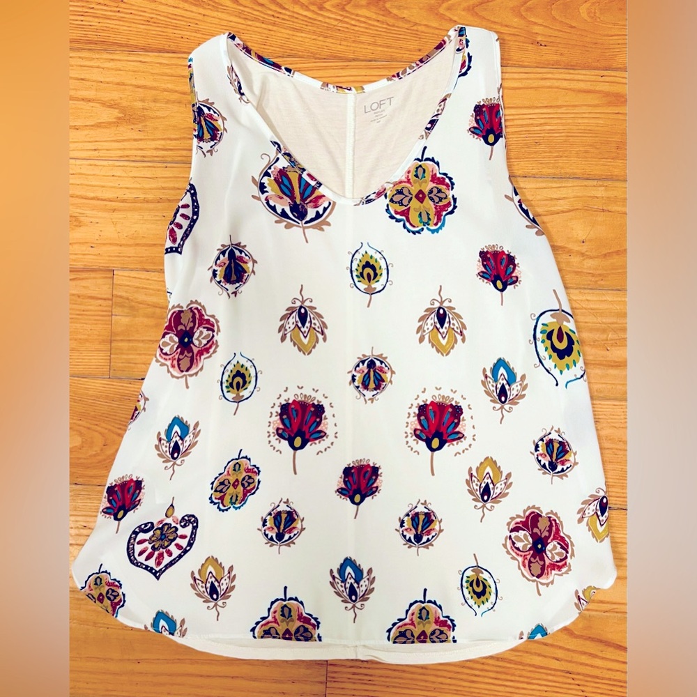 LOFT Women's Sleeveless Top - Multicolor